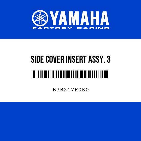 SIDE COVER INSERT ASSY. 3