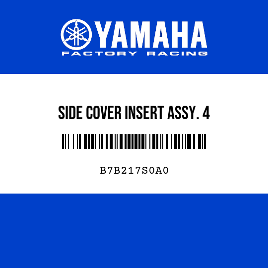 SIDE COVER INSERT ASSY. 4