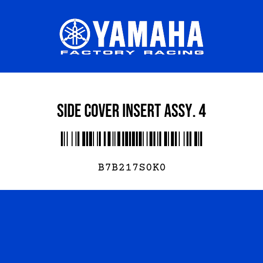 SIDE COVER INSERT ASSY. 4