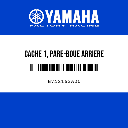 CACHE 1, PARE-BOUE ARRIERE