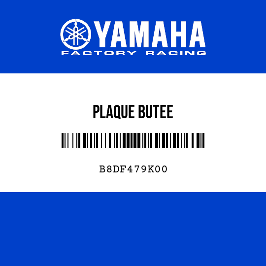 PLAQUE BUTEE
