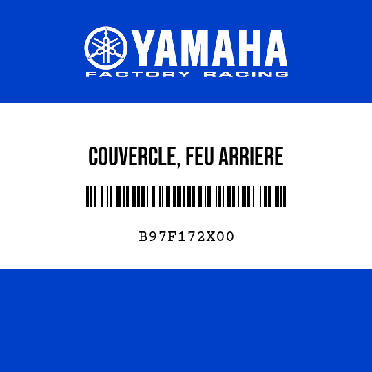 COUVERCLE, FEU ARRIERE