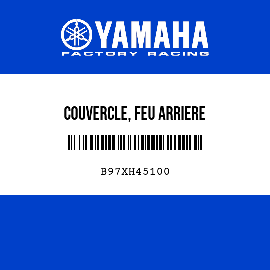 COUVERCLE, FEU ARRIERE