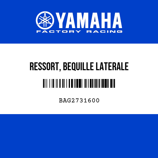 RESSORT, BEQUILLE LATERALE