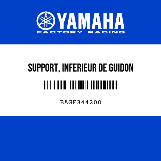 SUPPORT, INFERIEUR DE GUIDON