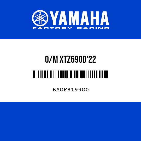 O/M XTZ690D'22