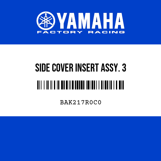 SIDE COVER INSERT ASSY. 3