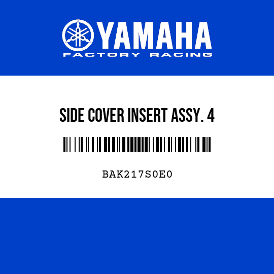 SIDE COVER INSERT ASSY. 4