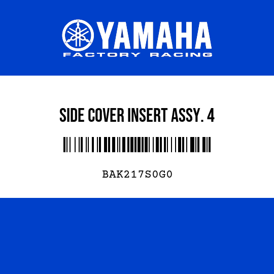 SIDE COVER INSERT ASSY. 4