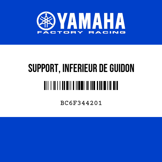 SUPPORT, INFERIEUR DE GUIDON
