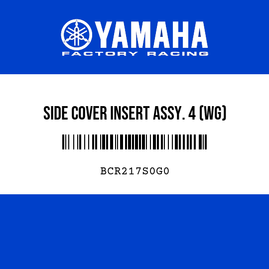 SIDE COVER INSERT ASSY. 4 (WG)