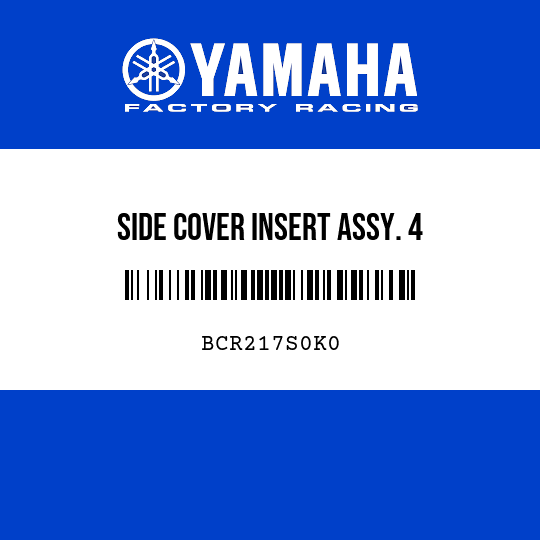 SIDE COVER INSERT ASSY. 4