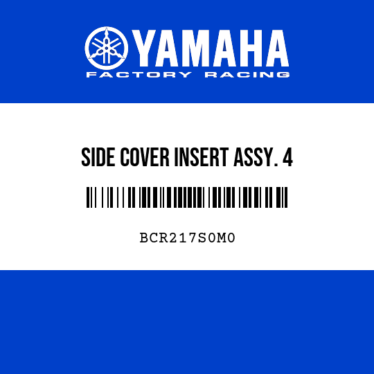 SIDE COVER INSERT ASSY. 4