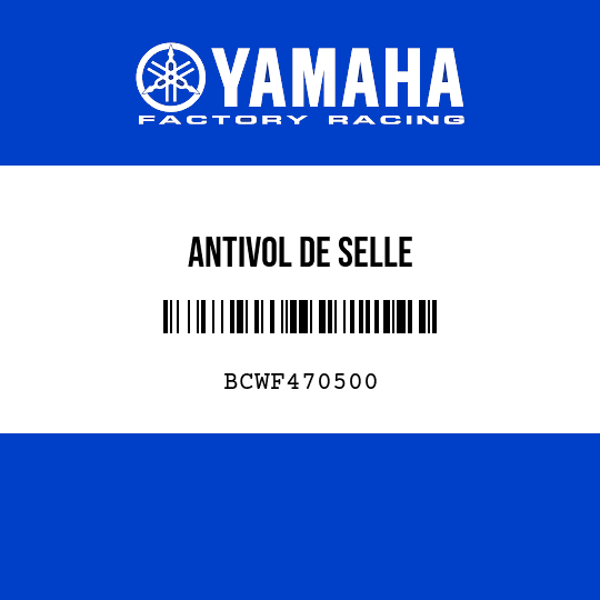 ANTIVOL DE SELLE