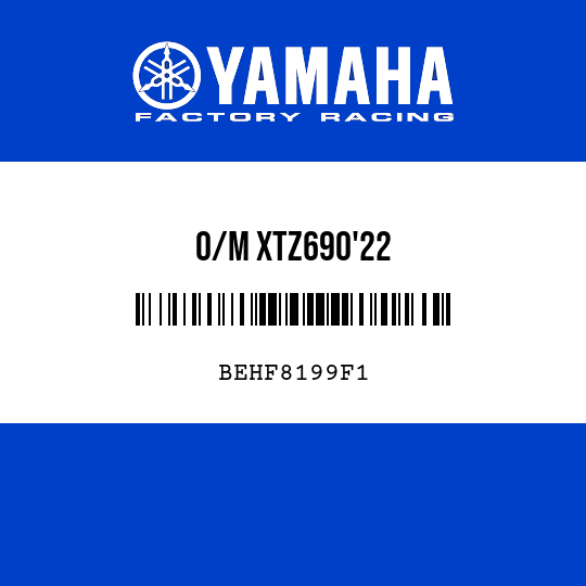 O/M XTZ690'22
