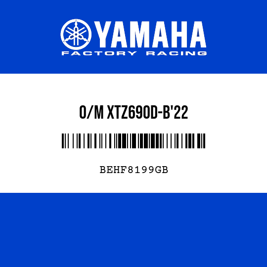 O/M XTZ690D-B'22