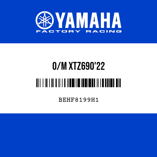 O/M XTZ690'22
