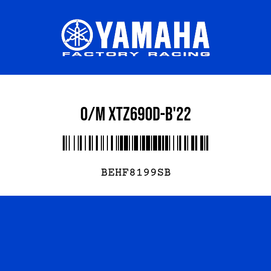 O/M XTZ690D-B'22