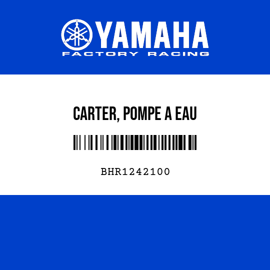 CARTER, POMPE A EAU