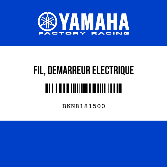 FIL, DEMARREUR ELECTRIQUE