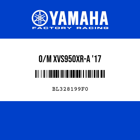 O/M XVS950XR-A '17