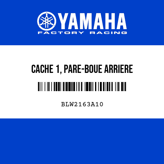 CACHE 1, PARE-BOUE ARRIERE