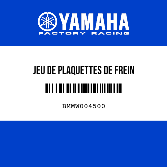 JEU DE PLAQUETTES DE FREIN