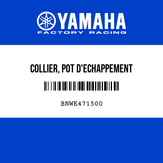 COLLIER, POT D'ECHAPPEMENT