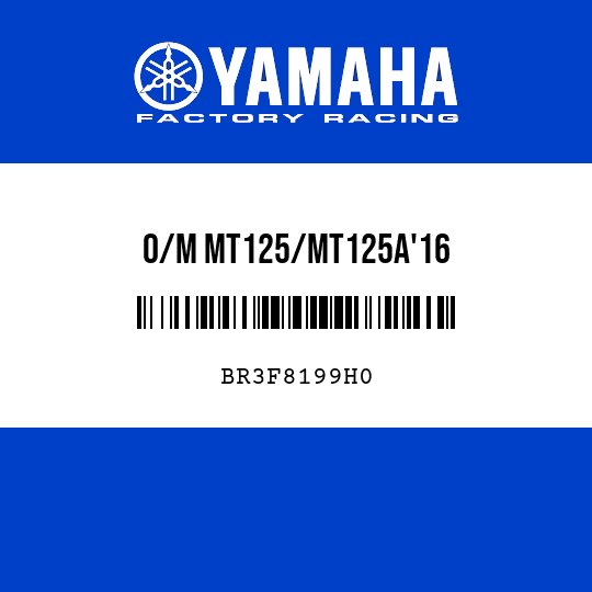 O/M MT125/MT125A'16