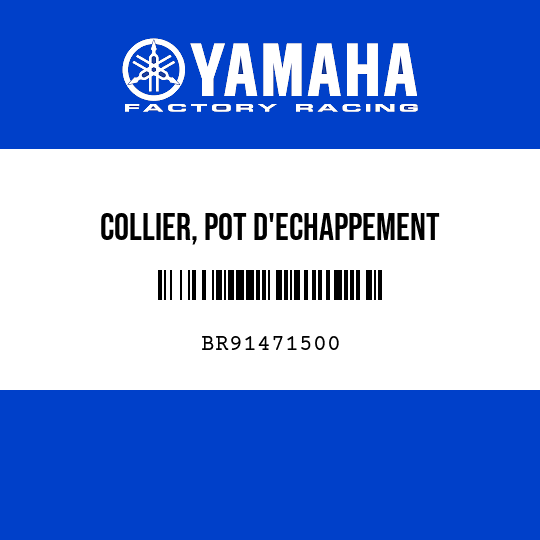 COLLIER, POT D'ECHAPPEMENT