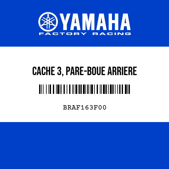 CACHE 3, PARE-BOUE ARRIERE