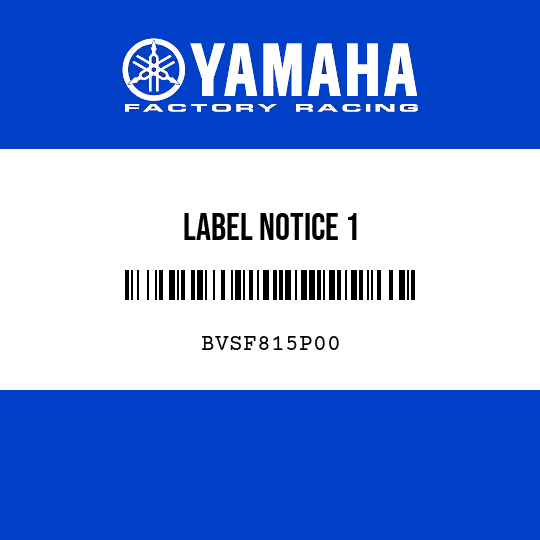 LABEL NOTICE 1