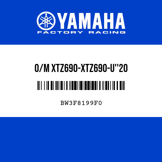 O/M XTZ690-XTZ690-U''20