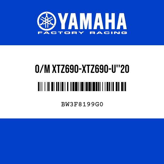 O/M XTZ690-XTZ690-U''20