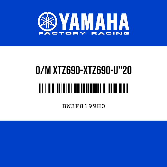 O/M XTZ690-XTZ690-U''20