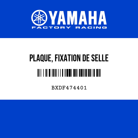 PLAQUE, FIXATION DE SELLE