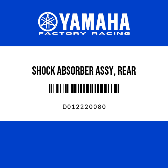 SHOCK ABSORBER ASSY, REAR