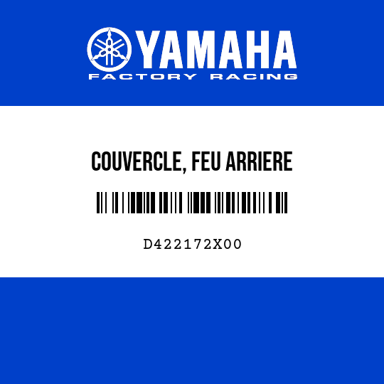 COUVERCLE, FEU ARRIERE