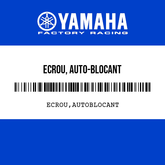 ECROU, AUTO-BLOCANT