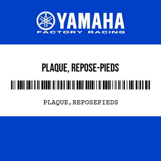 PLAQUE, REPOSE-PIEDS
