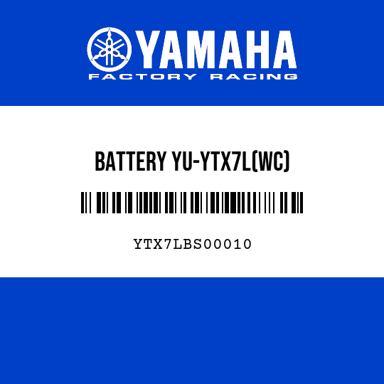 BATTERY YU-YTX7L(WC)